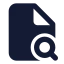 Filesearchcorner icon with solid standard style