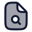 Filesearch icon with duotone rounded style