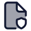 Filesecurity icon with duotone standard style