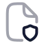 Filesecurity icon with twotone rounded style