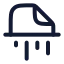 Fileshredder icon with stroke rounded style