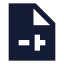Filesliders icon with solid sharp style