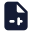 Filesliders icon with solid standard style