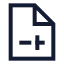Filesliders icon with stroke sharp style