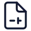 Filesliders icon with stroke standard style