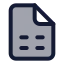 Filespreadsheet icon with duotone standard style