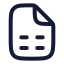 Filespreadsheet icon with stroke rounded style