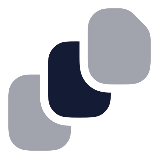 File Stack Icon in Bulk Rounded style