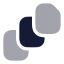 Filestack icon with bulk rounded style