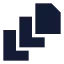 Filestack icon with solid sharp style