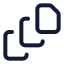 Filestack icon with stroke standard style