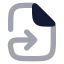 Filesymlink icon with bulk rounded style