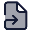 Filesymlink icon with duotone standard style