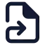 Filesymlink icon with solid standard style