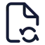 Filesync icon with stroke standard style