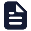 Filetext icon with solid standard style