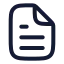 Filetext icon with stroke rounded style