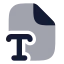 Filetypecorner icon with bulk rounded style