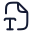 Filetypecorner icon with stroke rounded style