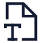 Filetypecorner icon with stroke sharp style