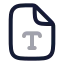 Filetype icon with twotone rounded style