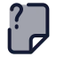 Fileunknown icon with duotone standard style