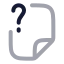 Fileunknown icon with twotone rounded style