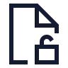 File Unlocked icon preview