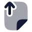 Fileupload icon with bulk rounded style