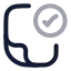 Filevalidation icon with twotone rounded style