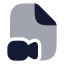 Filevideocamera icon with bulk rounded style