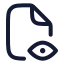 Fileview icon with stroke rounded style
