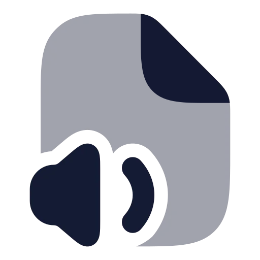 File Volume Icon in Bulk Rounded style