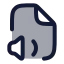 Filevolume icon with duotone rounded style