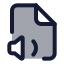 Filevolume icon with duotone standard style