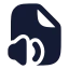 Filevolume icon with solid rounded style