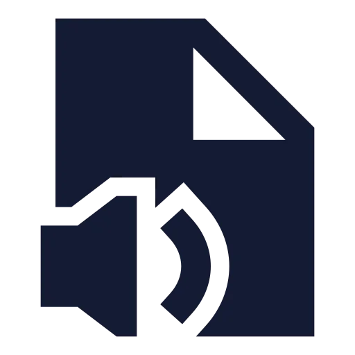 File Volume Icon in Solid Sharp style