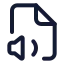 Filevolume icon with stroke standard style