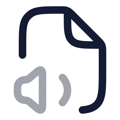 File Volume Icon in Twotone Rounded style