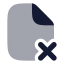 Filexcorner icon with bulk rounded style