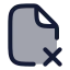 Filexcorner icon with duotone rounded style