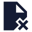 Filexcorner icon with solid sharp style