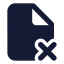 Filexcorner icon with solid standard style