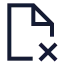 Filexcorner icon with stroke sharp style