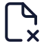 Filexcorner icon with stroke standard style