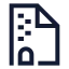 Filezip icon with stroke sharp style