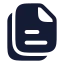 Files icon with solid rounded style