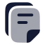 Files icon with bulk rounded style
