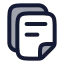 Files icon with duotone rounded style