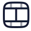 Film icon with twotone rounded style
